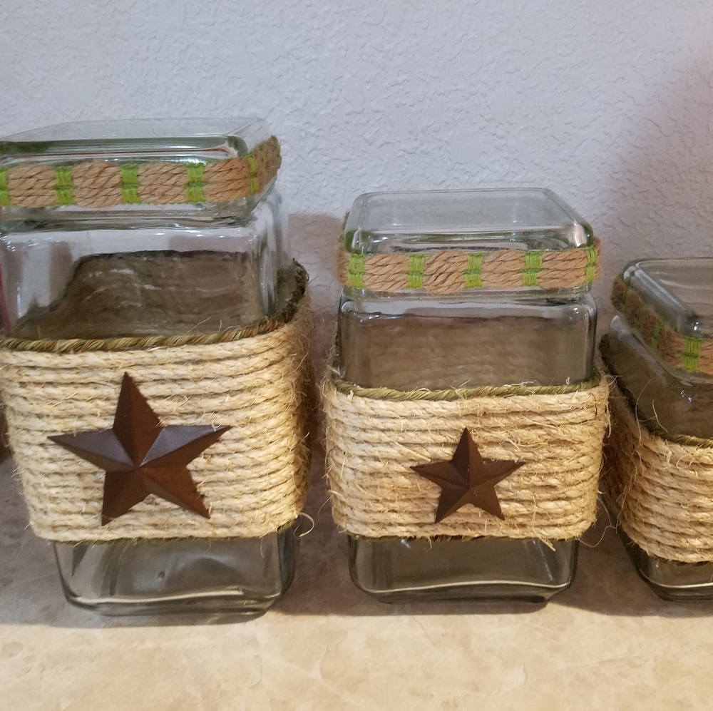 Rustic Canaster Set / 4ct. - Picture 3 of 8